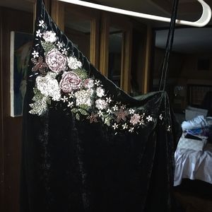 Cold Shoulder Full Length Evening Gown